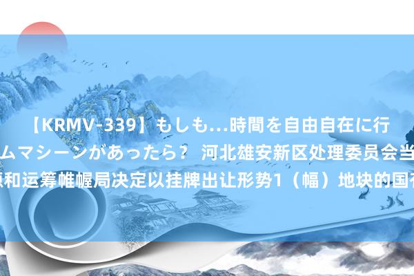 【KRMV-339】もしも…時間を自由自在に行ったり来たりできるタイムマシーンがあったら？ 河北雄安新区处理委员会当然资源和运筹帷幄局决定以挂牌出让形势1（幅）地块的国有地盘使用权，肇始价59250万元